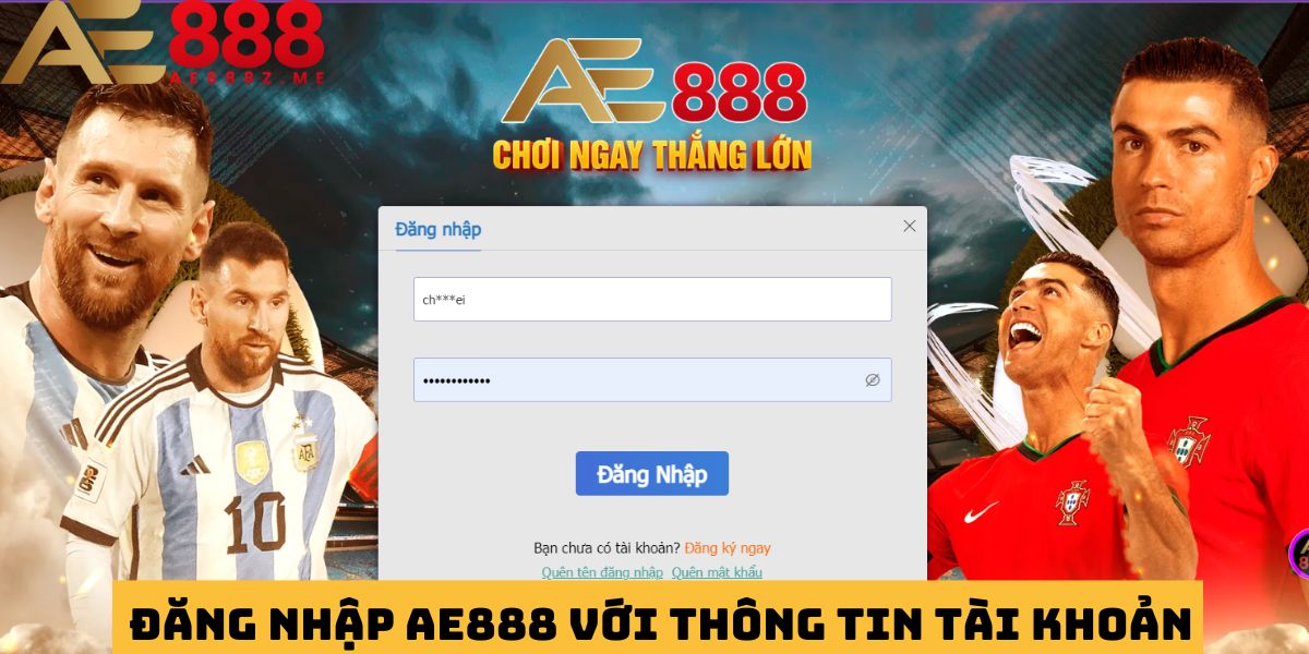 cách đăng nhập ae888