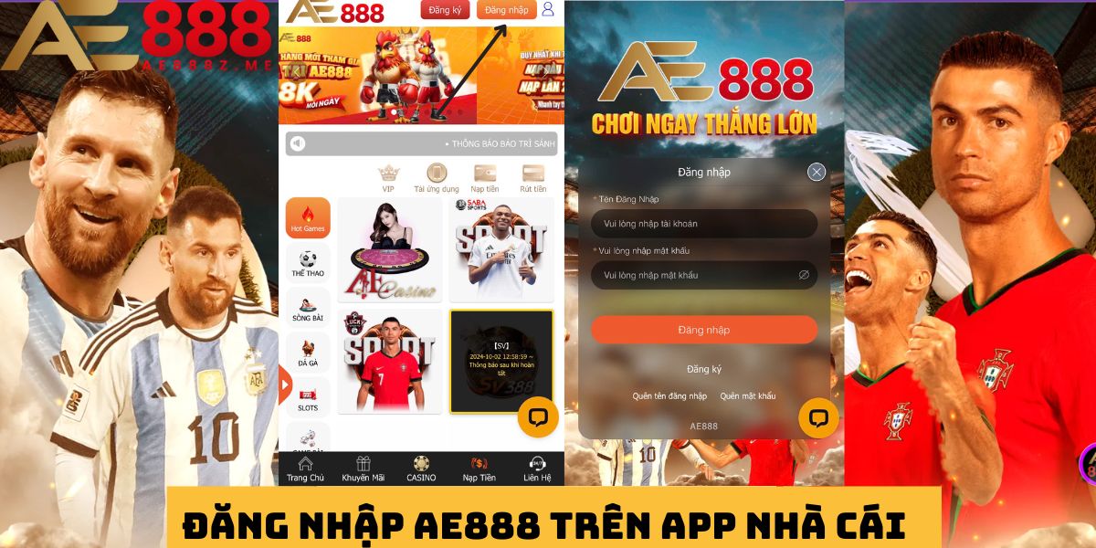  đăng nhập app AE888